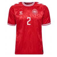 Dänemark Joachim Andersen #2 Heimtrikot EM 2024 Kurzarm